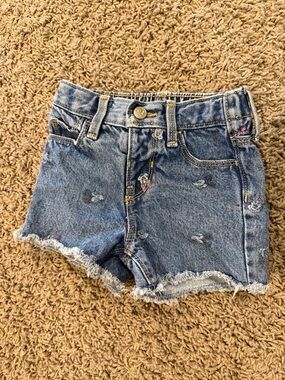 Old Navy Distressed Blue Denim Girls' Shorts